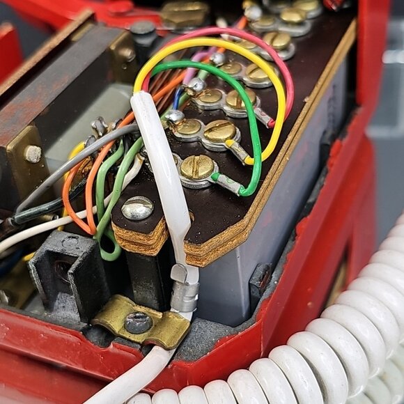 Automatic Electric 1953 Rotary Vintage Telephone Space Saving Design Canada - Picture 9 of 14